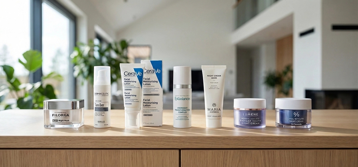 Nattkräm bäst i test (2025) – Vilken passar din hud bäst?