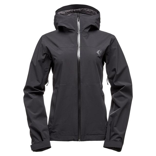 Black Diamond Stormline Stretch Rain Shell skaljacka (dam) - Black, XL
