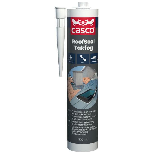 FOGMASSA CASCO ROOFSEAL TAKFOG BLACK 300ML 506118 | Beijerbygg Byggmaterial