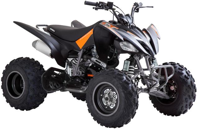 Fyrhjuling Viarelli Agrezza - 250cc ATV, orange och svart