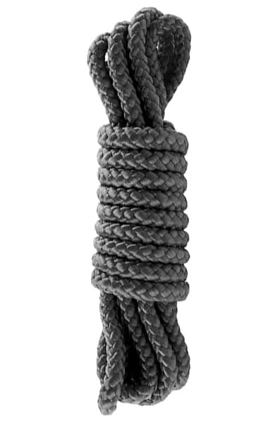 Pipedream Mini Silk Rope Black 1,83m BDSM rep