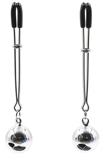 Kiotos Nipple Clamps With Bells Bröstvårtsklämmor
