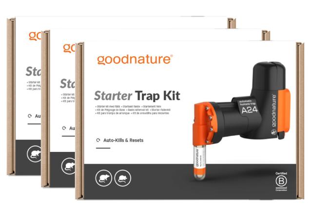 3-pack Goodnature® A24 kolsyrefälla