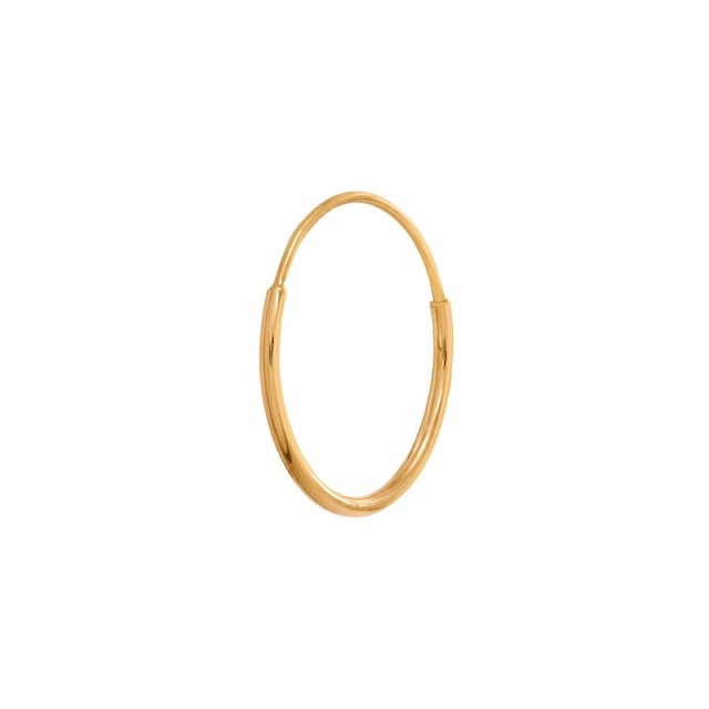 Örhänge styck i 18K guld 12mm