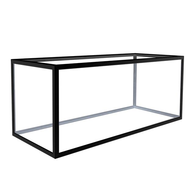 Akvarium - Svart aluminium - 200x60x60 cm - 720 liter