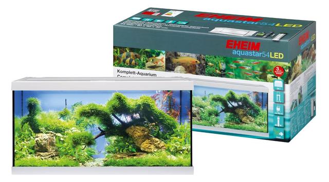 Eheim Aquastar 54 liter LED - Vitt - Komplett