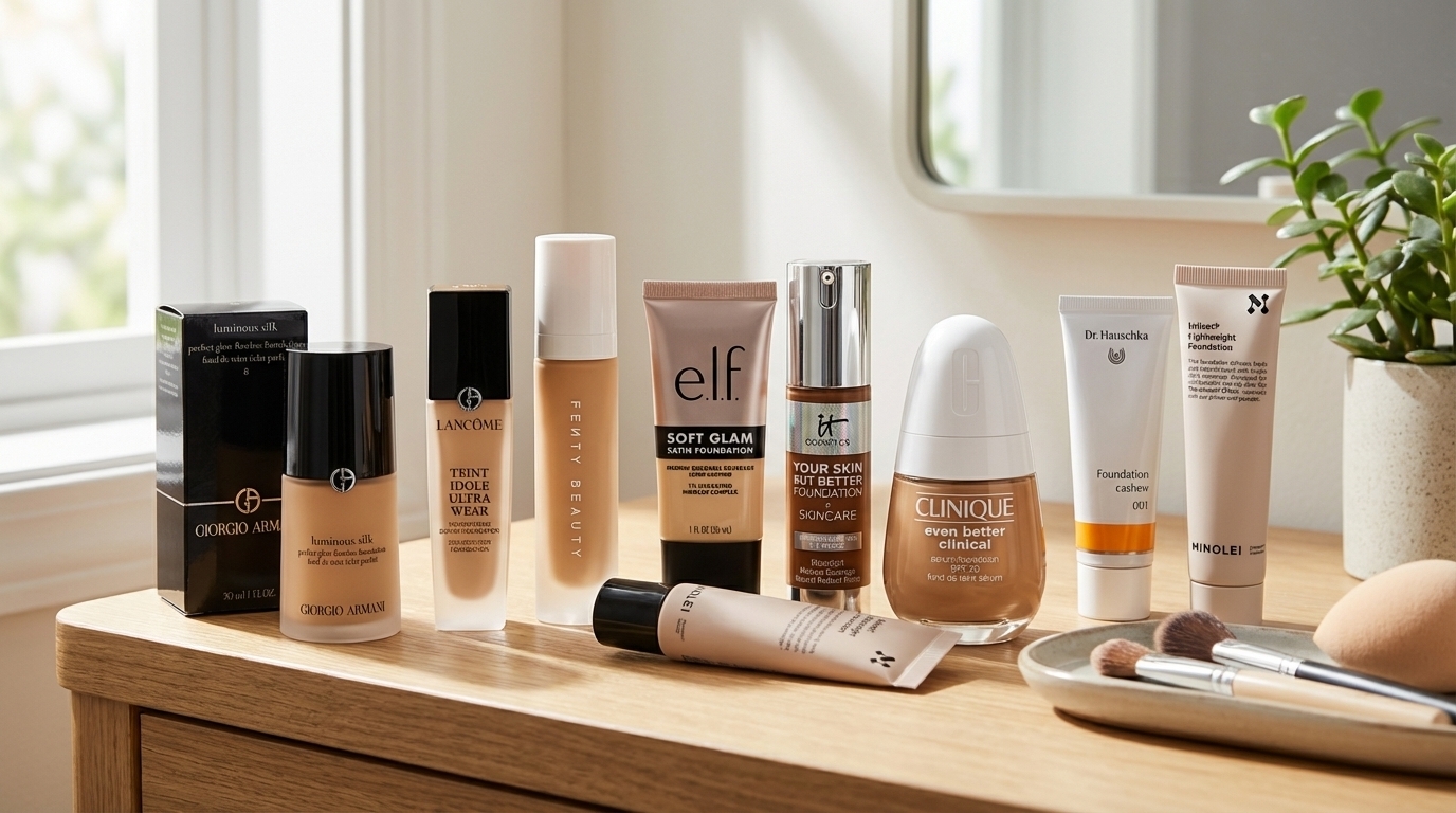 Foundation bäst i test (2026) – Hitta Rätt Foundation för Din Hudtyp